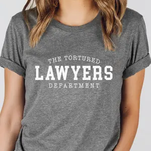 The Tortured Lawyers Department Shirt Lawyer Shirt Lawyer T-shirts Law Graduate Gifts Bar Exam Gift Law School Graduate Gift WLawye