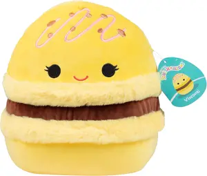 Squishmallows Original 12-Inch Visconti The Macaron - Official Jazwares Plush - Collectible Soft & Squishy Food Stuffed Animal Toy - Gift for Kids, Girls & Boys