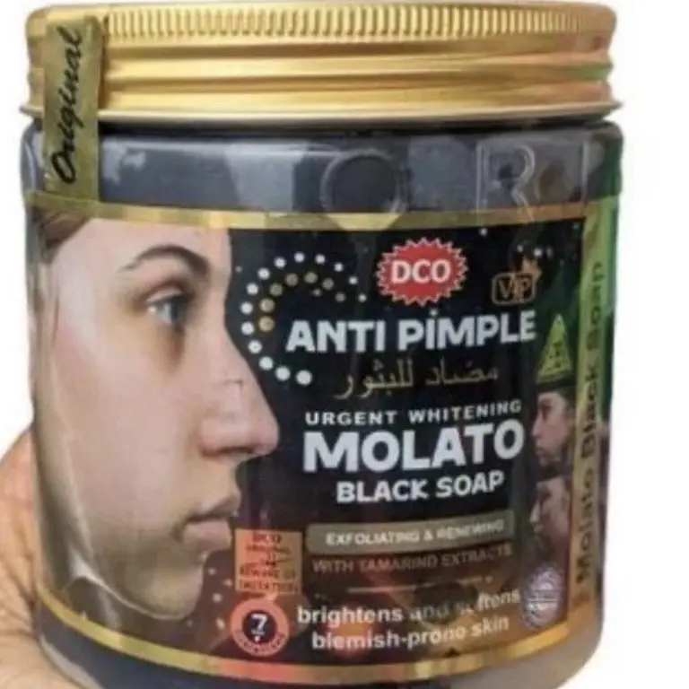 Anti pimples Molato black soap body wash 500g