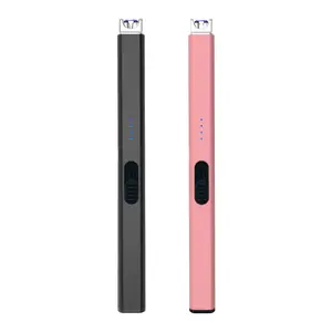 Electric Candle Lighter, Christmas Stocking Stuffers Gifts for Women Mom Men Wife Sister, USB Arc Rechargeable Windproof Long Lighter for Candle BBQ Housewarming Birthday Gifts Idals