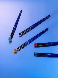 Eye Brush Set for Perfect Makeup Application - High Quality Eye Brushes for Flawless Eye Makeup soft fiber