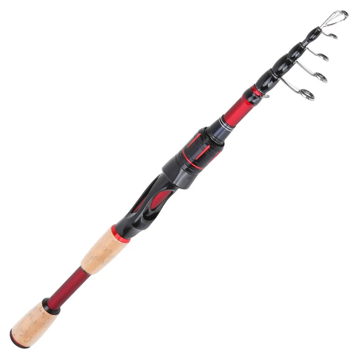 Carbon Fiber Telescopic Fishing Rod, High Aesthetic Fish Rod, Ultra-Light Portable Sensitive Tip, Ideal for Beginners and Travel