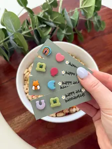 Mix and Match Marshmallow Charm Studs