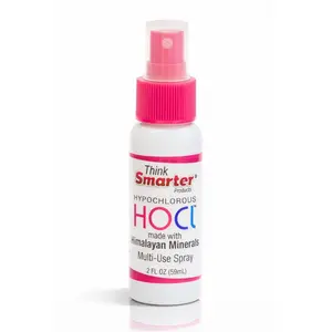 Think Smarter Products 2oz HOCl | Hypochlorous Spray | Multi-Use Spray - Made with Himalayan Minerals (All-Purpose Cleaner)