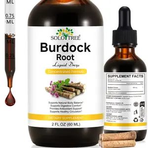 Burdock Root Liquid Extract | Alcohol-Free, Vegan, Non-GMO, Gluten-Free | 2 oz Liquid Herbal Organic Tincture