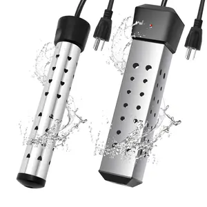 【Latest upgraded version】Immersion Water Heater,with 304 Stainless Steel Cover Intelligent Temperature Control and UL Certification Portable Bucket Heater Heat 5 Gallons of Water in Minutes