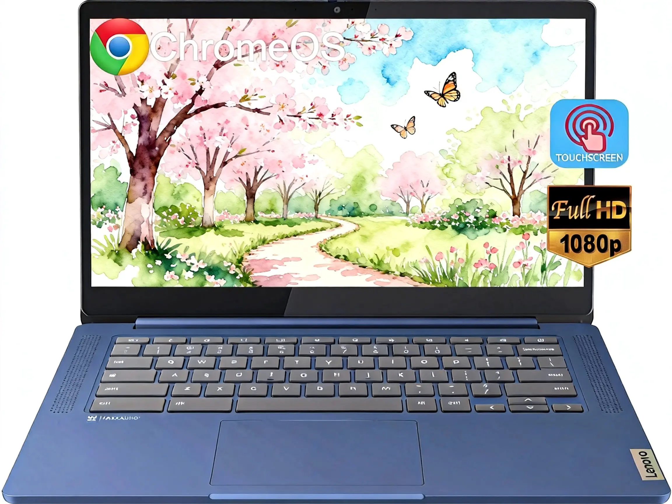 Lenovo 14” FHD Touchscreen Laptop |  64GB eMMC | MediaTek 8-Core | Free 256GB SD Card + Branded Mouse