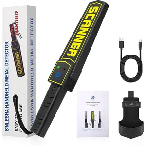 SINLESHA Detector Wand, High-Sensitivity Security Detector, for Security Inspection, Detect Objects,, Weapons, (with-in Battery)