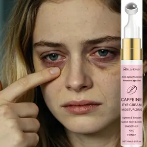 Caffeine Eye Cream, Brighten and Tighten Eye Area, Reduce Dark Circles, Puffy Bags, Crow's Feet, Fine Lines, Eye Care Essence