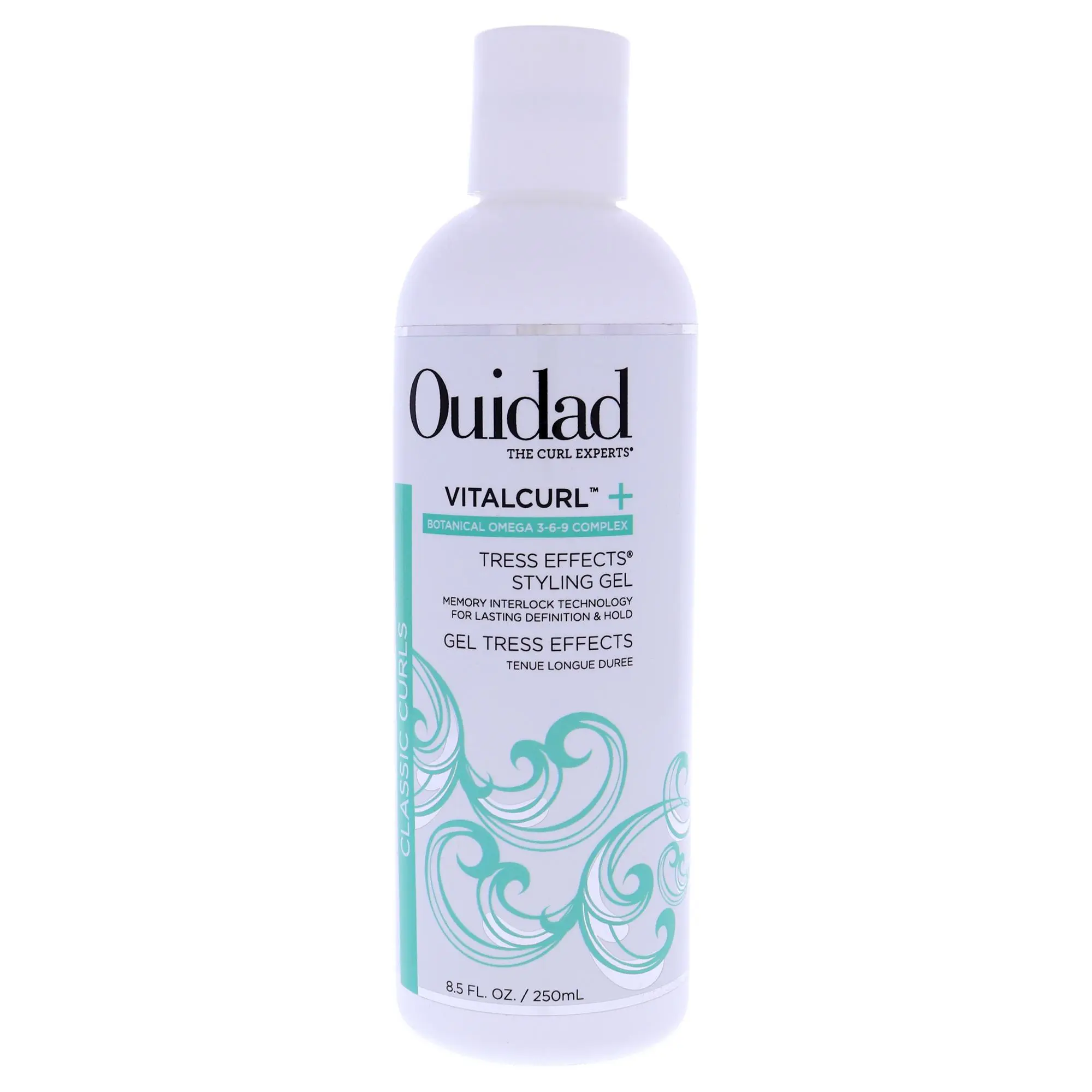 Ouidad VitalCurl Plus Tress Effects Styling Gel - Unisex Haircare Product, 8.5 fl oz for Easy Apply Gel Use, Bottle