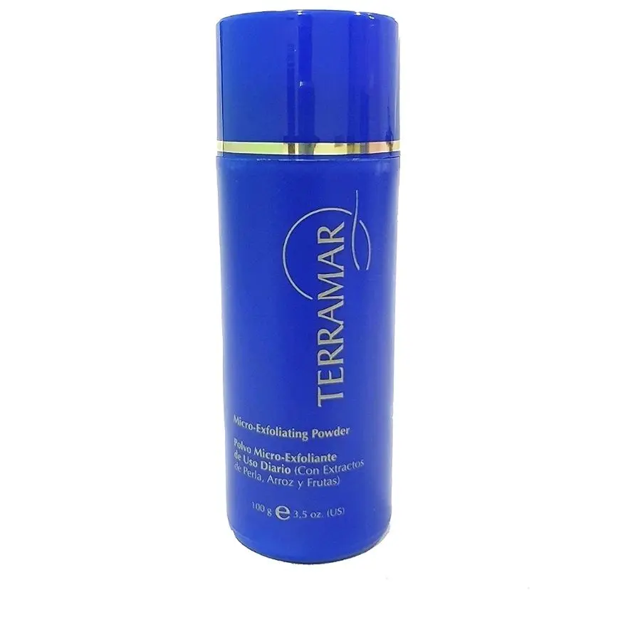 Terramar Micro-Exfoliating Powder – Daily Facial Exfoliating Powder with Pearl, Rice & Fruit Extracts – 100 g