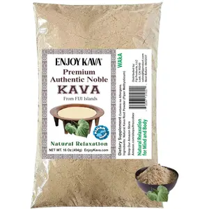 Premium Authentic Noble KAVA (1 LB/16 Oz Bag) Promotes Rest and Calmness