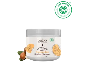 Babo Botanicals Sensitive Baby Fragrance Free Healing Ointment – NSF Certified Organic Ingredients – Made with Shea Butter & Natural Oils – Soothes & Protects Extra-Dry, Sensitive Skin – Pediatrician Tested – 4 oz (113 g)