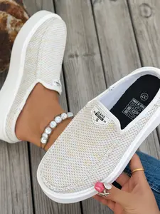 New Women's Fashion:, Cream, Multicolor, Milk-Colored, Blac, Stylish for Everyday Wear, Walking Shoes