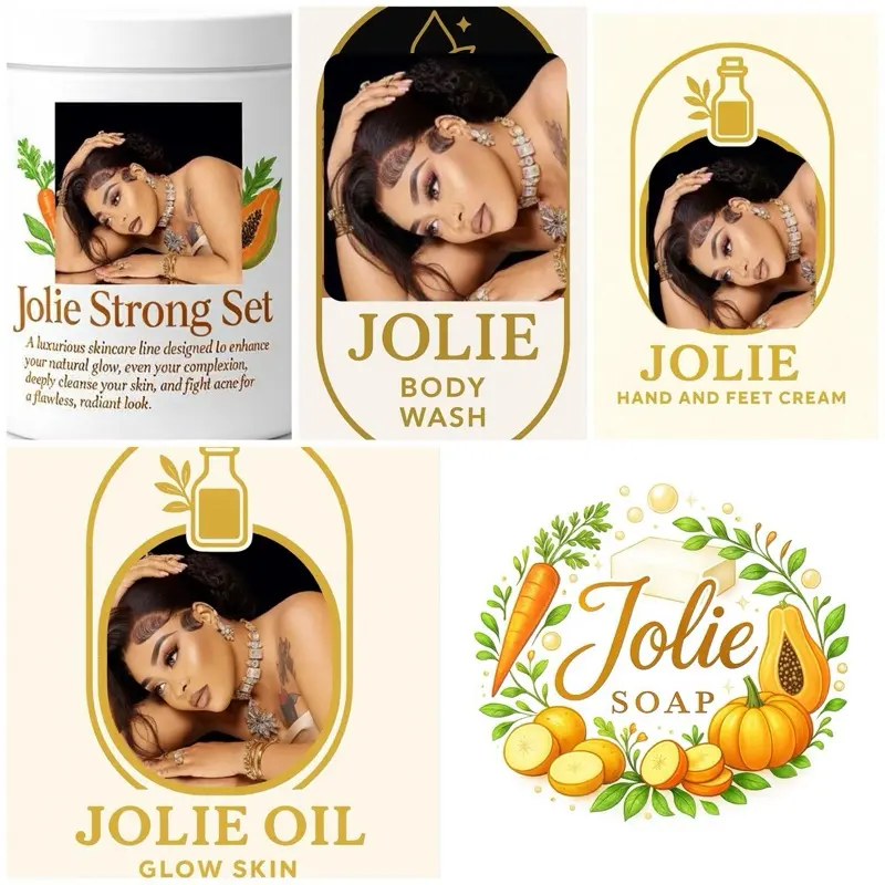 Jolie Strong lotion big set