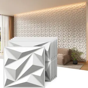 3D Wall Panels for Interior Wall Decor, Accent Textured Wall Panels, Wall Covering Panels for Living Room, TV Background, Wall Board Panel