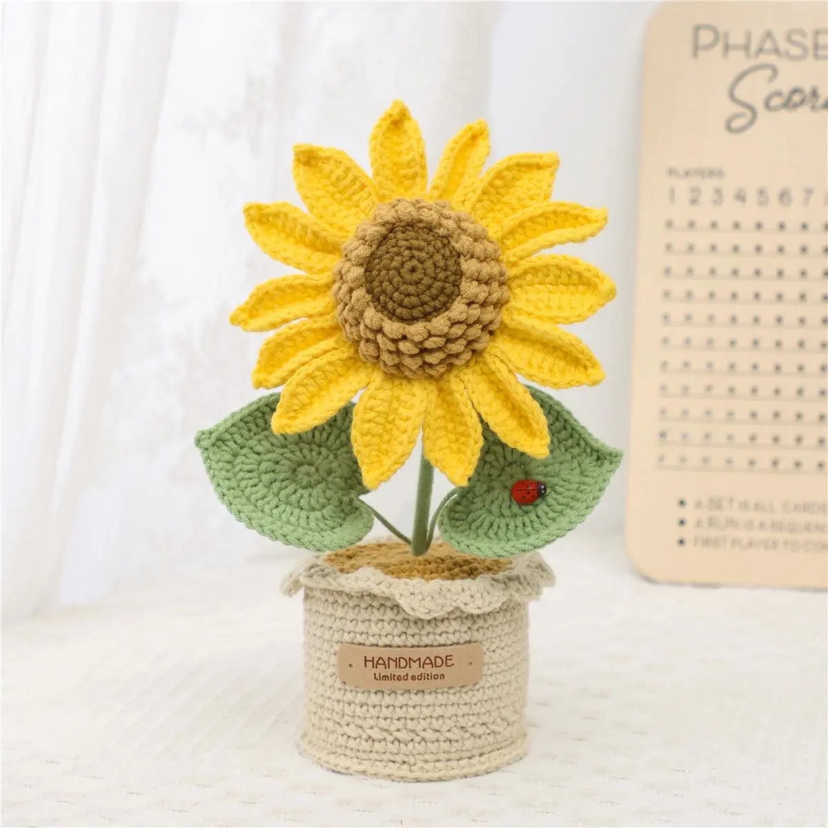 Sunflower Plant Pot, Home Decor for Mother's Day, Wedding, Special Occasions, No Need for Vase, Directly Displayed on Table, Artificial Sunflower, Artificial Fake Plants