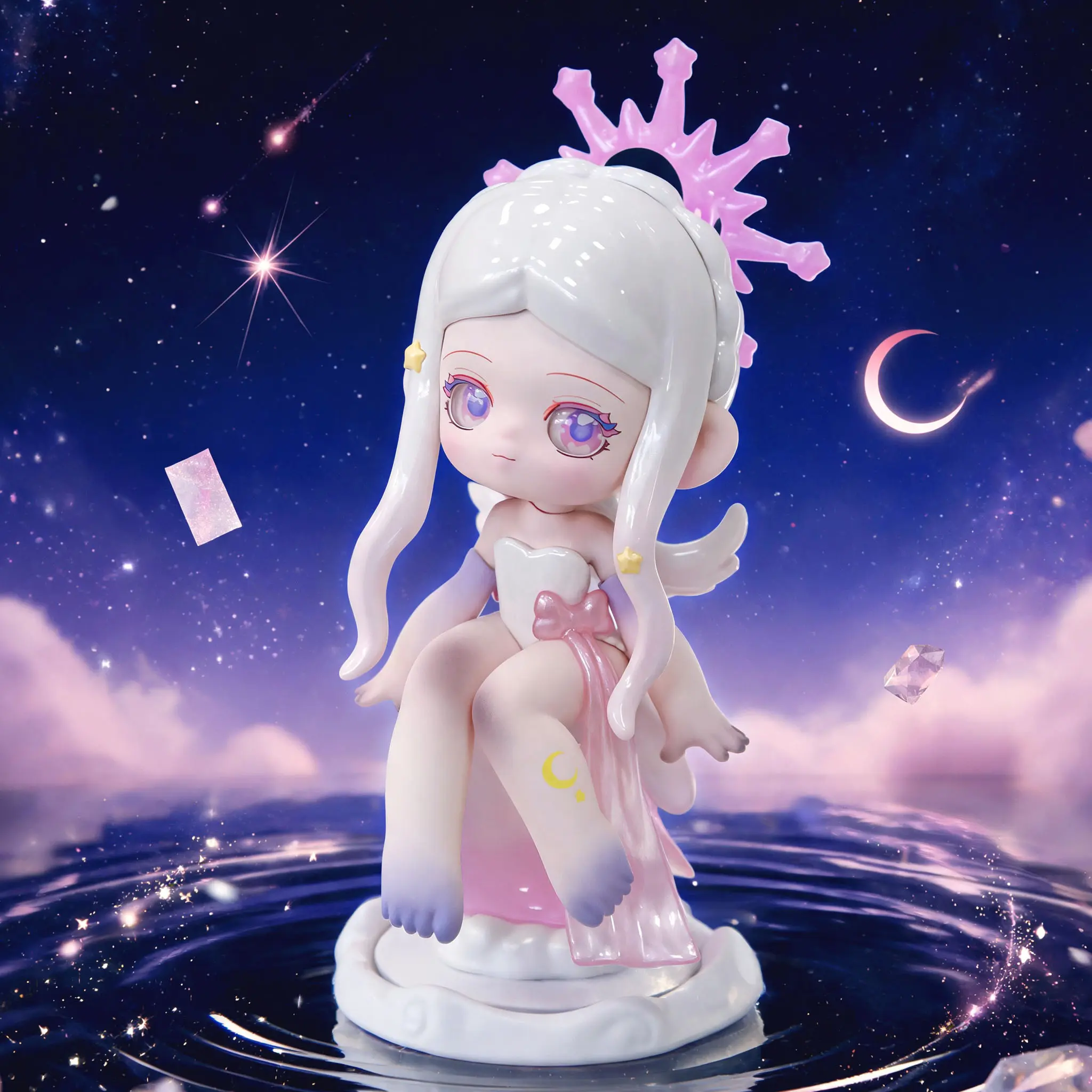 [DIDA] LUKISS Space Wander Series Collectible Figure Blind Box - Space Theme Model Figure, Character Figurine, Figurine Dolls