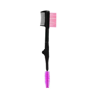 1 Piece Double-ended Eyebrow Brush, 2 in 1 Eyebrow Comb, Professional Makeup Tools for Women