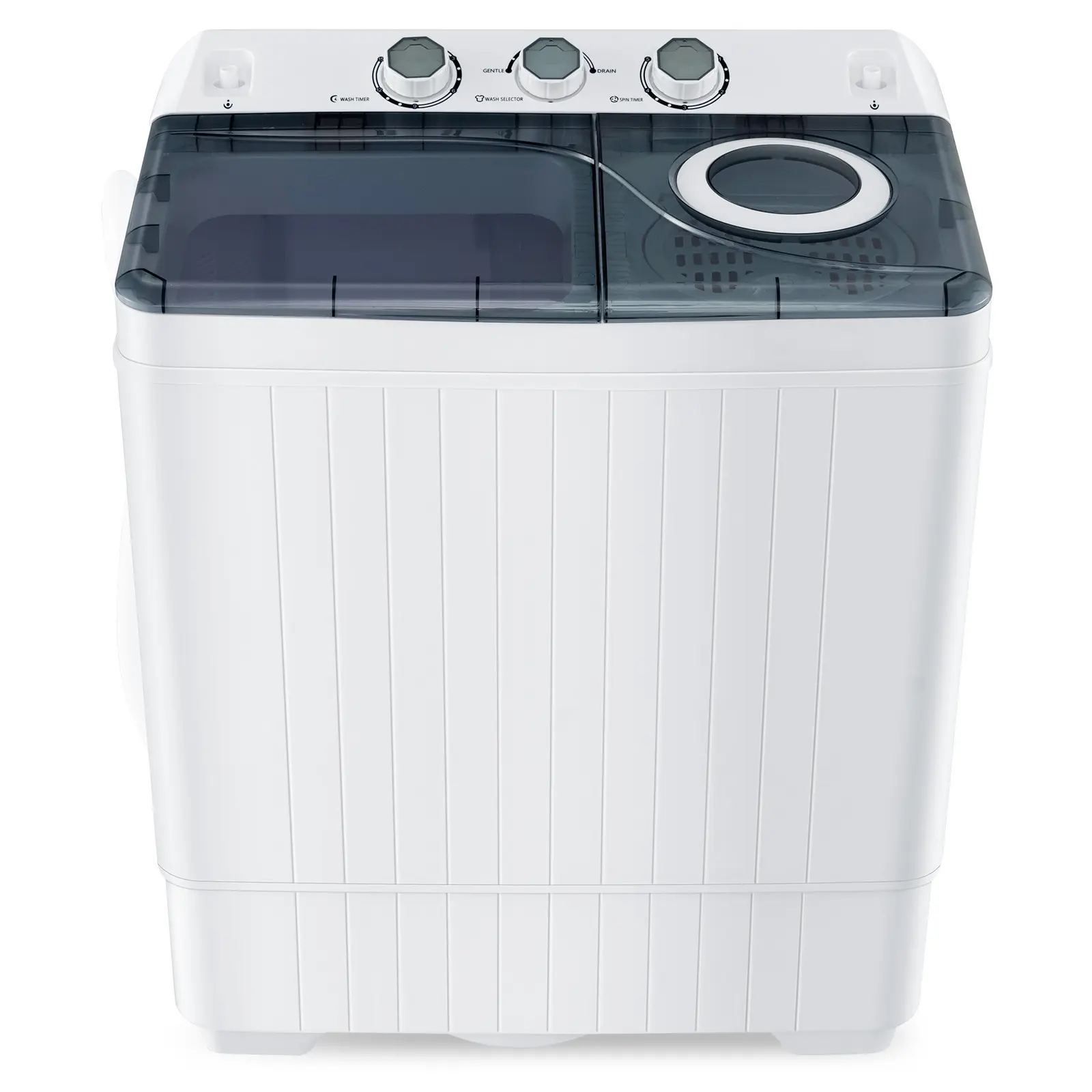 COSTWAY - Twin Tub Portable Washing Machine with Independent Spin Dryer
