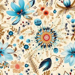 Colorful Boho Pattern 12 Quilting Cotton Fabric