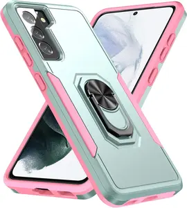 Case Compatible with Samsung Galaxy S22 Plus,Galaxy S22 Plus 5g Dual Layer Cell Phone Case Waterproof Shockproof with 360° Rotation Ring Kickstand,Support Magnet Car Mount Smartphone Case