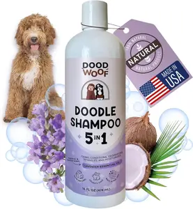 Dood Woof Dog Shampoo and Conditioner for Doodle -All-Natural Silicone-Free, Paraben-Free, SLS-Free for Goldendoodle, Bernedoodle, Poodle, and Puppy