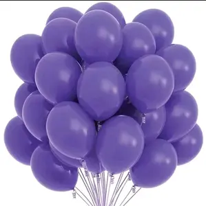 25 12IN PURPLE BALLOONS