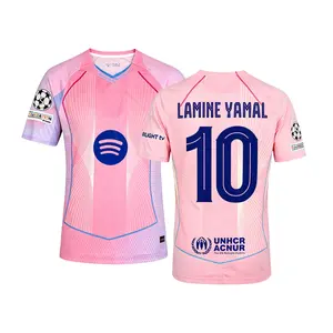 2025 2026 pink Yamal 10 Short Sleeve Soccer Jersey