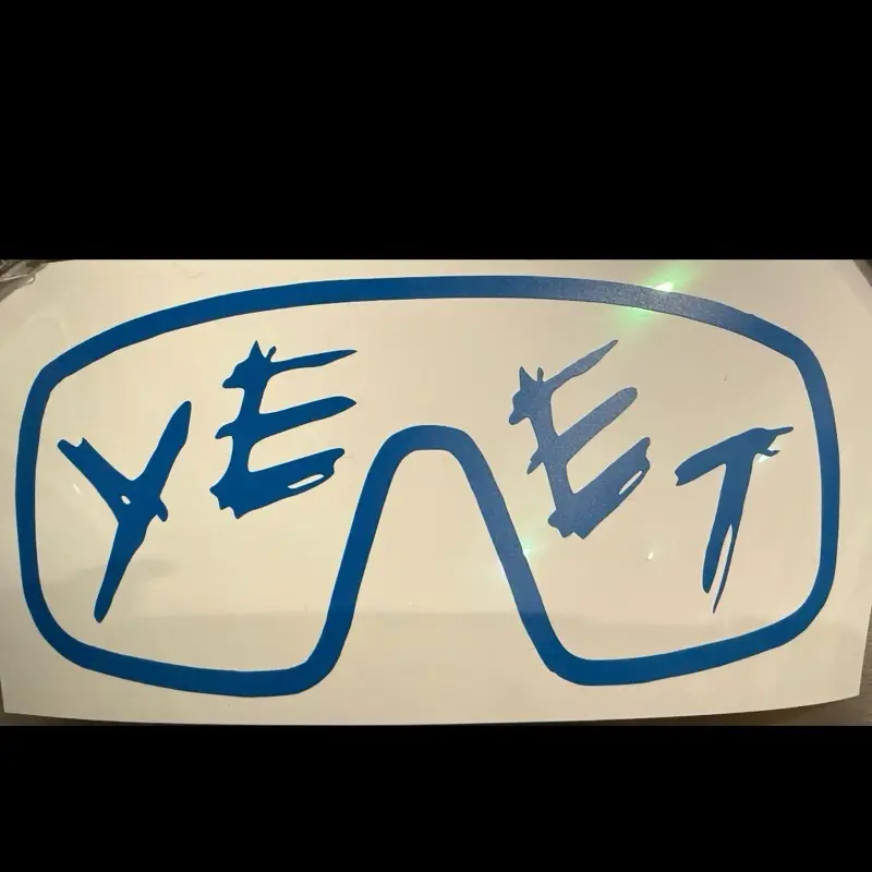 YEET Sunglasses Vinyl Sticker
