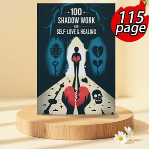 Self Healing & Personal Development Workbook, 100 Guided Tips for Inner Healing Adults, Self Care Practice Book, Stress Relief Guide, Shadow Work Journal, Self Improvement Journal