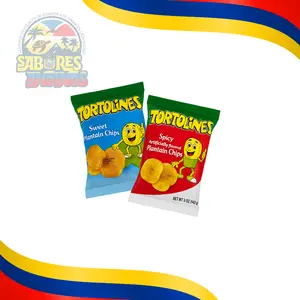 TORTOLINES PLANTAIN CHIP PACK 2 UNIDADES