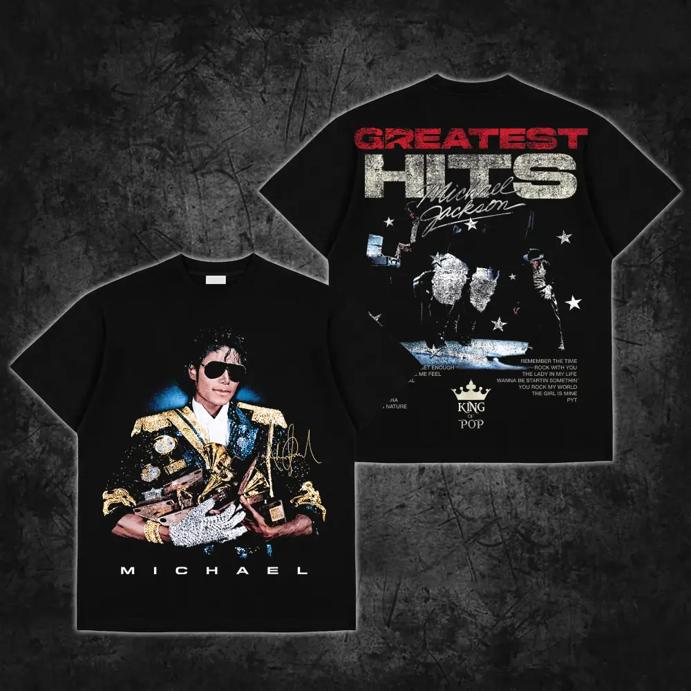 [Bar] Michael - Michael Jackson Biopic Movie Merch 2026 Premium Cotton T-Shirt For Michael Jackson Fans V10, King Of Pop Graphic Pop Music Shirt, Gift For MJ Fan Graphic Tee, Michael Movie Fan Merch Shirt.