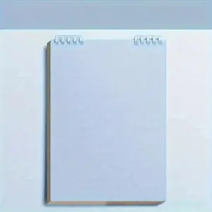Simple Roll Notebook, Thick Paper with Lines and Grids, Ideal for College Students and Office Use, Perfect for Note-Taking and Organization