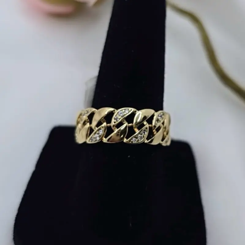 Anillo 146 gold plated unisex