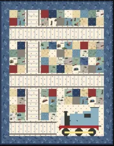 Thomas & Friends 80th Anniversary Thomas the Tank Railway Quilt Kit