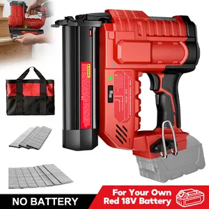 18 Gauge Cordless Brad Nailer Electric Brad Nail Gun for Milwaukee M18 Battery  , Brushless Motor Tool-Free Depth Adjustment Jam Release Heavy Duty Nailer Gun for Woodworking Trim Molding Carpentry Framing DIY Projects (Bare Tool)