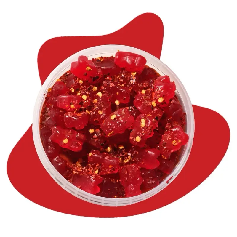 Ositos infiernito mango chiltepin chamoy cherry gummy bears