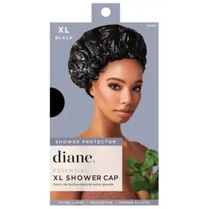 Diane Essential Shower Cap XL-Black