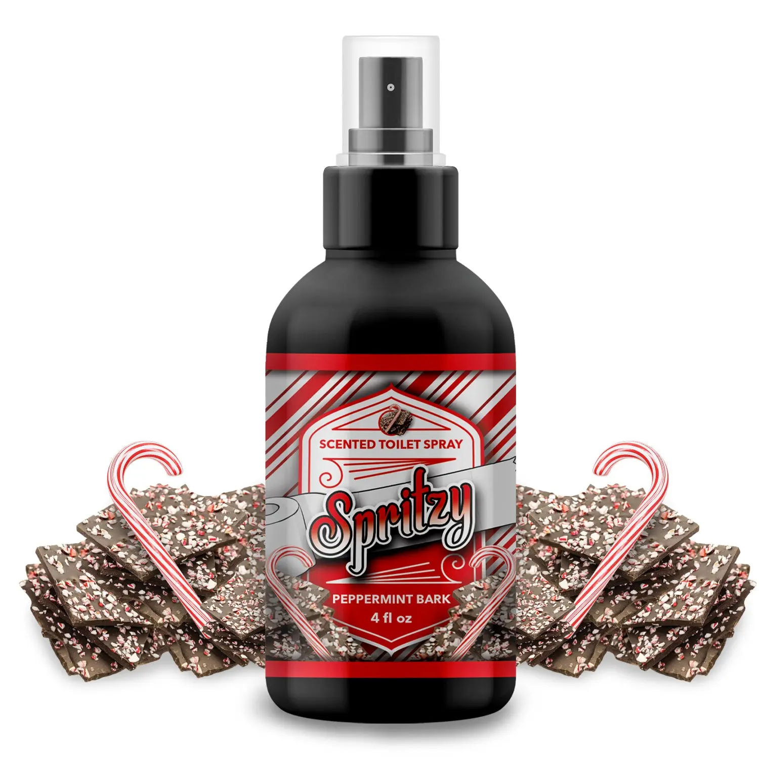 Spritzy - Peppermint Bark - Spritz and Go Scented Bathroom & Toilet Spray Fragrance