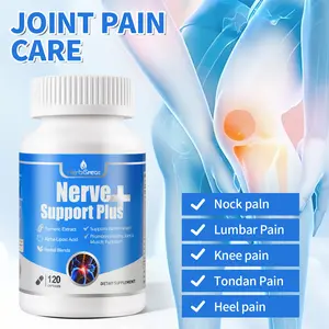 HerbGreat Nerve Support Plus – Sciatica & Neuropathy Relief Supplement with Turmeric, B Vitamins, Alpha-Lipoic Acid & Acetyl-L-Carnitine – 120 Capsules – Natural Nerve Repair, Tingling & Joint Pain Support – Made in USA
