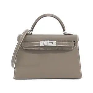 Pre-owned HERMÈS Calfskin Shoulder Bags Hermes Mini Kelly2 Epsom