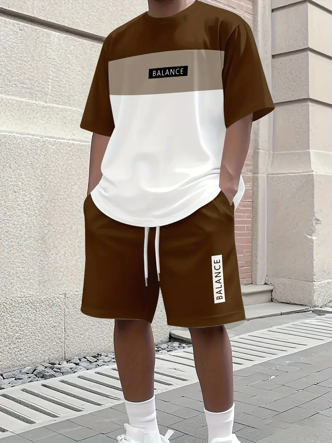 Men's Casual Summer Sports Set, Athleisure Outfit, Lightweight Summer Activewear, Breathable 3D Print Tee and Shorts, Lightweight Polyester, Ideal for Outdoor Activities and Family Gatherings, Lightweight Athletic Outfits, Casual Sportswear Set