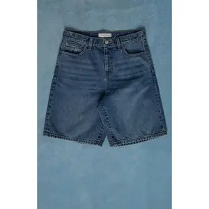 Pacsun Men's Parker Baggy Jean Shorts Medium Blue