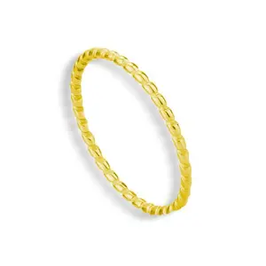 EVRY JEWELS Gold or Silver Plated Stainless Steel Women's Waterproof EVRYday Ring