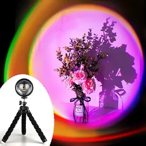 YI Lighting Smart LED Sunset Projection Lamp, Multi-Color, APP Control. LED Night Light for Selfie Photography Party Home Bedroom