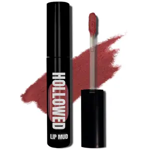 HOLLOWED Velvet Matte Lip Mud, Whipped Texture Lipstick with Soft Blurring Matte Finish | Comfortable and Buildable Coverage | Vegan & Cruelty Free | 5 Shades   (HB - 454 (Mid Toned Pink-Red))