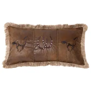 Running Horses Pillow