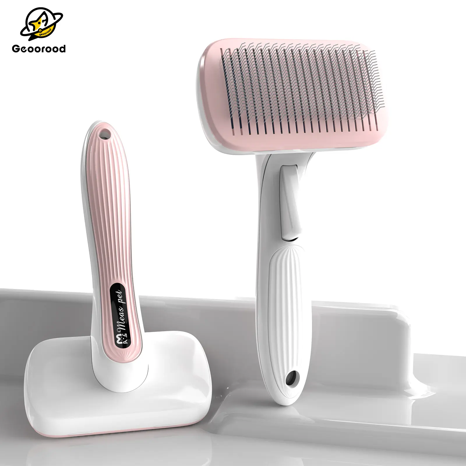 Pet cleaning and grooming tools, stainless steel massage brush, hair removal brush, universal for dogs and cats, suitable for large and small dogs, suitable for long hair and short hair, dog hair brush. #DealsforYouDays #SummerWins