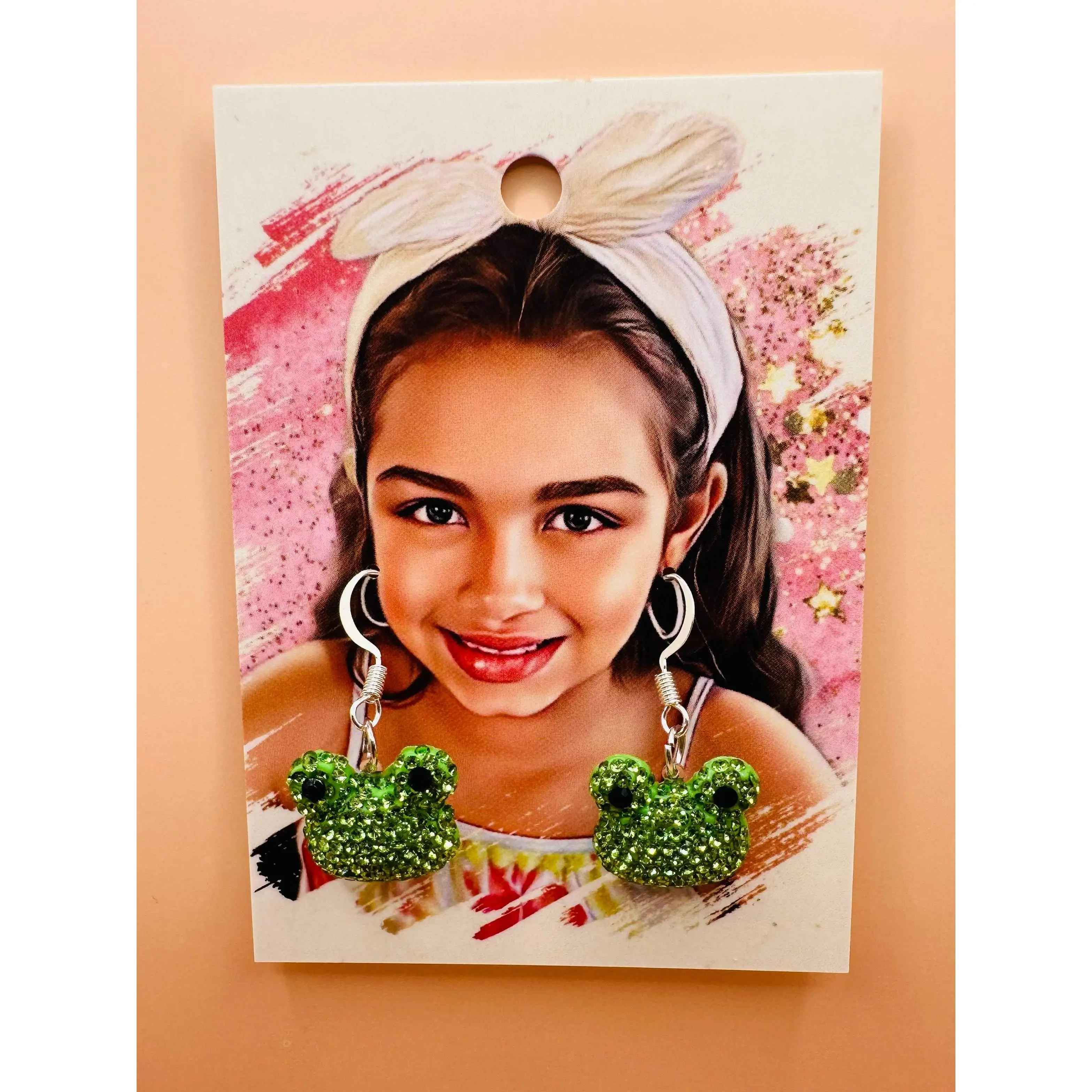 “Princess Tiana’s Frog” Earrings